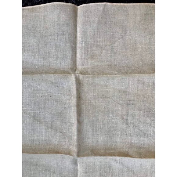 Vintage Embroidered Hand Towels set of 3 in Green Yellow & Orange cut work. - Picture 10 of 10